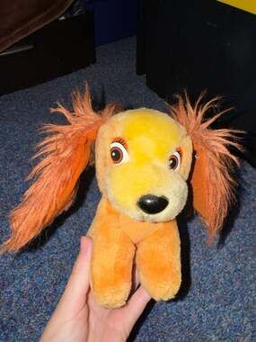 Vintage Walt Disney Productions Lady and the Tramp Lady Plush Stuffed Animal